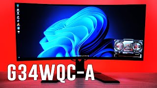 Gigabyte G34WQCA 144Hz Ultrawide Amazing amp Immersive Gaming [upl. by Kcirdaed544]