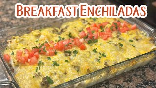 BREAKFAST ENCHILADAS Breakfast Casserole Breakfast recipe enchilada recipe easy casserole recipe [upl. by Irene710]