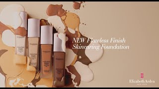 NEW Flawless Finish Skincaring Foundation  Fresh Take On Flawless  Elizabeth Arden [upl. by Sydalg]