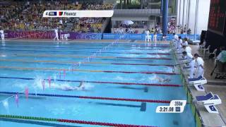 Mens 4x100 Medley Relay Swimming Heats  Singapore 2010 Youth Games [upl. by Salis]