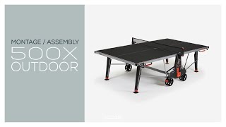 How to Assemble Your Cornilleau 500X Outdoor Table Tennis Table  Aussie Table Tennis [upl. by Aicener]