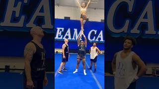 Double up for the feed👀 cheer stunt stunting cheerlife double athlete sportspeople dream [upl. by Darrelle584]