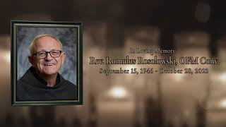 In Loving Memory of Rev Romulus Rosolowski OFM Conv [upl. by Rai277]