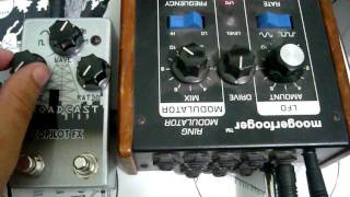 custom copilot fx broadcast controlling a moog ring modulator [upl. by Alleon]