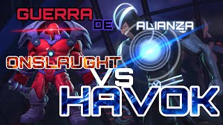 HAVOK vs ONSLAUGHT GUERRA DE ALIANZA 030405 temporada 49 marvel contest of Champions [upl. by Faro]