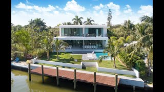 7333 Belle Meade Boulevard Miami FL 33138  New Modern Waterfront Home listed by Caroline Bertrand [upl. by Ahsienor]