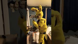 Can’t have another lawsuit springtrap fnaf cosplaycostumes fnafmovie springbonnie [upl. by Auoy741]