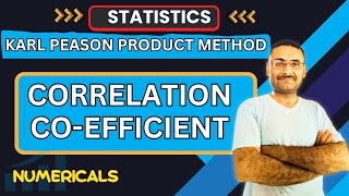 Correlaton Coefficient  Karl Peason Product Method Numerical  Statistics  Mathematics Btech BCA [upl. by Lewie617]