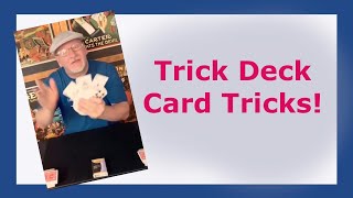 Trick deck card tricks Stripper Svengali amp Invisible [upl. by Zolly]