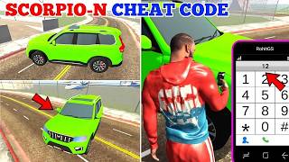 Scorpio N Cheat code आ गया🤑Indian Bike Driving 3d indian bike driving 3d new update indian bike [upl. by Iline]