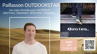 Paillasson personnalisable dextérieur OUTDOORSTAR [upl. by Meeharb74]