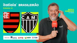 FLAMENGO X ATLÉTICO AO VIVO NA ITATIAIA  REACT DO BRASILEIRÃO  13112024 [upl. by Eneri]