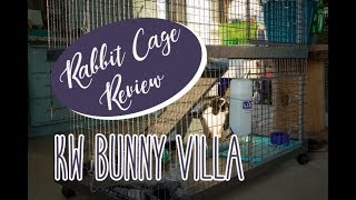 Rabbit Cage Reivew KW Cages Bunny Villa [upl. by Patten891]