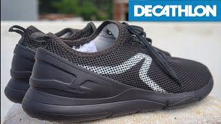 Decathlon shoesdecathlon shoes pw100decathlon shoes new feel  Men Walking Shoes PW 100  Black [upl. by Ailad]