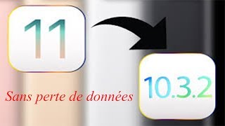 Passer dIOS 11 à IOS 10 sans perdre ses données [upl. by Yurik]