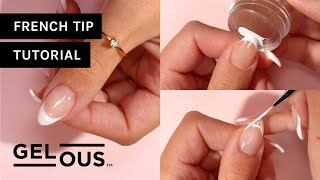 Four Ways To Easily Paint French Tips At Home  French Manicure Tutorial  Gelous Gel Nail Polish [upl. by Jolene962]