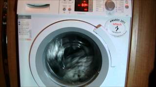 Bosch Logixx was32461 washing machine Cotton 60 Aqua Plus Mini Load complete [upl. by Pacificia779]