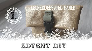 DIY LECKERLIEBEUTEL NÄHEN  zum ersten Advent ❤ [upl. by Finegan]