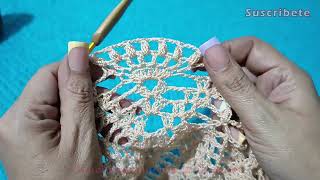 ❤❤❤tutorial blusa Graciela a crochet PARTE 2 [upl. by Lorin]