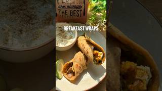 Healthy breakfast in 30 minutes breakfast wraprecipe quickrecipe [upl. by Neal]