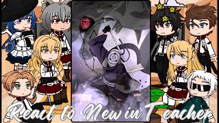 Mushoku Tensei Rudeus react to obito uchiha as New teacher  Gacha life  naruto shippuden [upl. by Burnight]