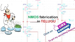 CLASS1B NMOS fabrication in telugu [upl. by Box]