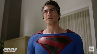 DCTV Crisis on Infinite Earths Crossover Sneak Peek Brandon Routh as Superman HD [upl. by Desai]