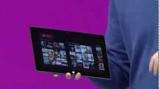 Microsoft Surface Tablet Crashes During Presentation FAIL HD [upl. by Yllil]