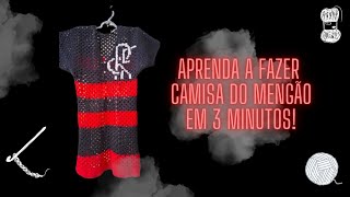 🔴⚫️ Blusa do Flamengo de CROCHÊ 🔴⚫️ [upl. by Fong]