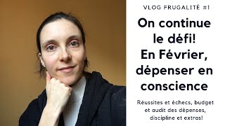 VLOG défi février frugal  Minimalisme et dépenses  Réussites échecs budget etc [upl. by Leuqcar]