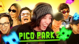 QUACKITY JUEGA PICO PARK 2 CON LA ELITE [upl. by Osy321]