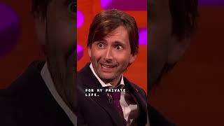 davidtennant shocks grahamnorton with his bizarre hairstyle 💇‍♂️ thegrahamnortonshow doctorwho [upl. by Brigit]