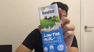 Low Fat Milk by Goodday  Drink Review 004 [upl. by Buff]