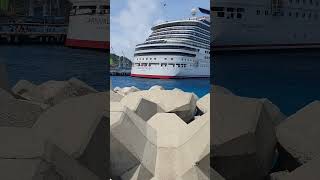 Carnival Vista and Magic docked in Port of Sint Maarten Jun 5 2024 [upl. by Naira736]