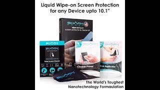 Shark Proof Liquid glass wipeon screen protection [upl. by Hall3]