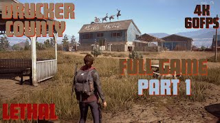 State of Decay 2 Drucker County Gameplay Walkthrough Part 1 4K 60FPS PC   No Commentary [upl. by Assirram]