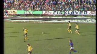 Cupfinalen 1980  Vålerenga 4  1 Lillestrøm [upl. by Ailati]