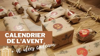 Tuto  Calendrier de lavant personnalisé  40 IDÉES DE CADEAUX [upl. by Borreri642]