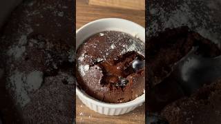 One Serving Chocolate Souffle😍 recipe in description [upl. by Aloisius]