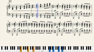 Blue rondo a la turk – The Dave Brubeck Quartet  Music Sheet for Piano [upl. by Llerrod]