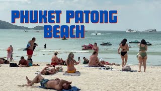 Phuket 2024 Patong Beach  Walking Tour Thailand 4K HDR [upl. by Nylirej]