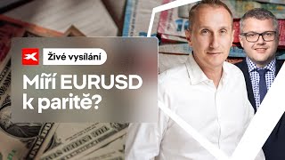 Sílící dolar Míří EURUSD k paritě [upl. by Suhcnip]