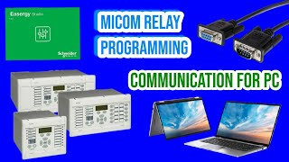 Micom Relay P127 programmingPc To Relay Communication Relay Settings From Easergy studio [upl. by Martinson831]