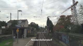 Führerstandsmitfahrt Troisdorf  Koblenz  Rüdesheim [upl. by Notterb693]