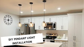 How to Install a Pendant light  Installing a Pendant Light  Easy DIY Installation from Wayfair [upl. by Tortosa]