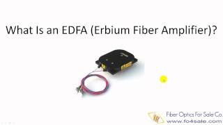 What is EDFA Optical Amplifier [upl. by Alicsirp]