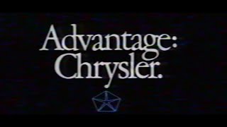 1990 Advantage Chrysler TV Commercial [upl. by Anovad]