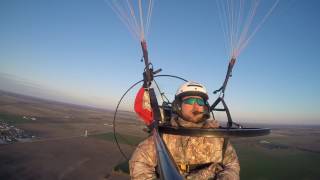 Adam flying tandem PPG Powered Paraglider [upl. by Etnaed]