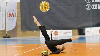 Mażoretki Cookies Augustów pompon sport solo Majorettes  OLECKO [upl. by Tybald211]