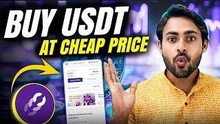 How To Buy Cheap USDT in India  Best Crypto Exchange in India  Mudrex Exchange  P2P USDT UPI [upl. by Elmaleh]